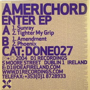 Americhord - Enter EP | D1 Recordings (DONE027) - main
