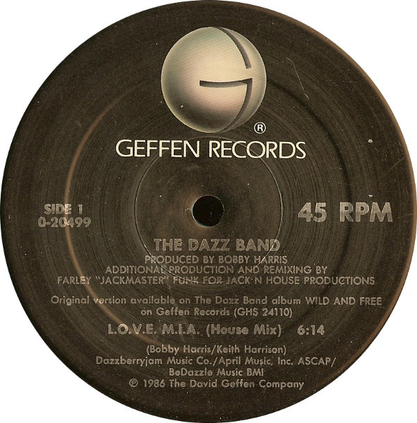 Dazz Band - Love M.I.A. | Geffen Records (0-20499) - 2 Dazz Band - Love M.I.A. | Geffen Records (0-20499) - 2