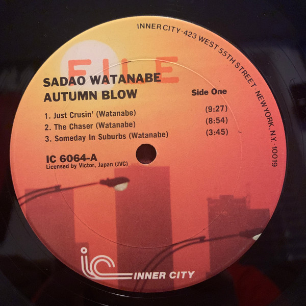 Sadao Watanabe - Autumn Blow | Inner City Records (IC 6064) - 3