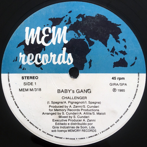 Baby's Gang - Challenger / My Little Japanese Boy | Memory Records (MEM M/318) - 3