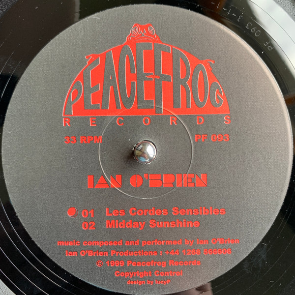 Ian O'Brien - Heartstrings | Peacefrog Records (PF093)