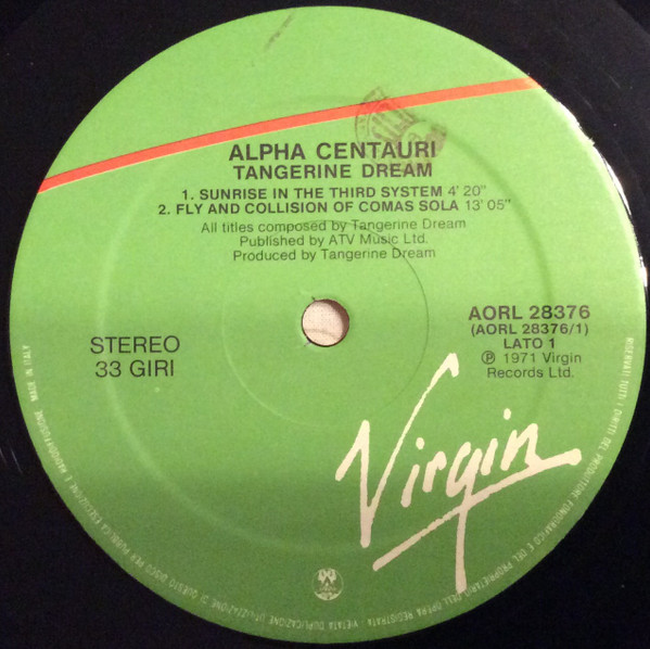 Tangerine Dream - Alpha Centauri + Atem | Virgin (AORL 28376) - 4 Tangerine Dream - Alpha Centauri + Atem | Virgin (AORL 28376) - 4