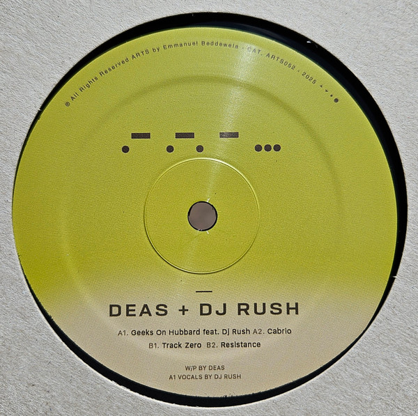 Deas + DJ Rush - Geeks On Hubbard EP | Arts (ARTS052) - main Deas + DJ Rush - Geeks On Hubbard EP | Arts (ARTS052) - main