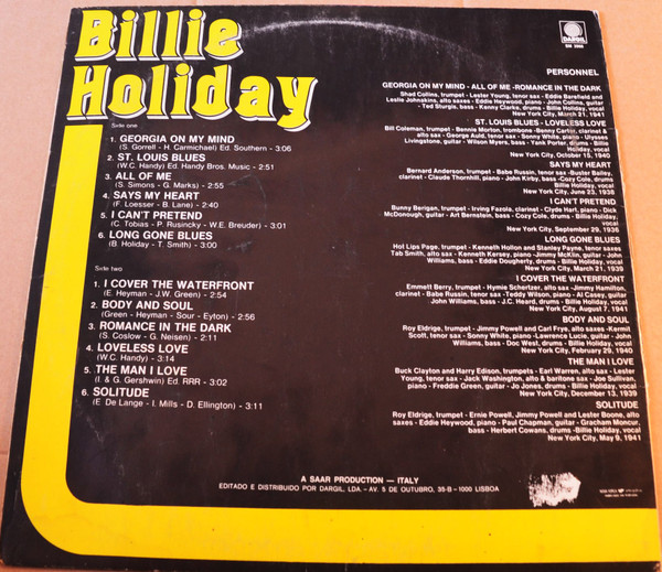 Billie Holiday - Billie Holiday | Joker (SM 3966) - 2
