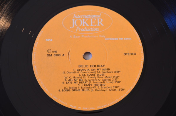 Billie Holiday - Billie Holiday | Joker (SM 3966) - 4