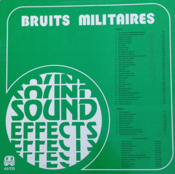 No Artist - Bruits Militaires | Auvidis (AV 4182)