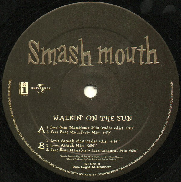 Smash Mouth - Walkin' On The Sun | Universal (INT 95579) - 4 Smash Mouth - Walkin' On The Sun | Universal (INT 95579) - 4