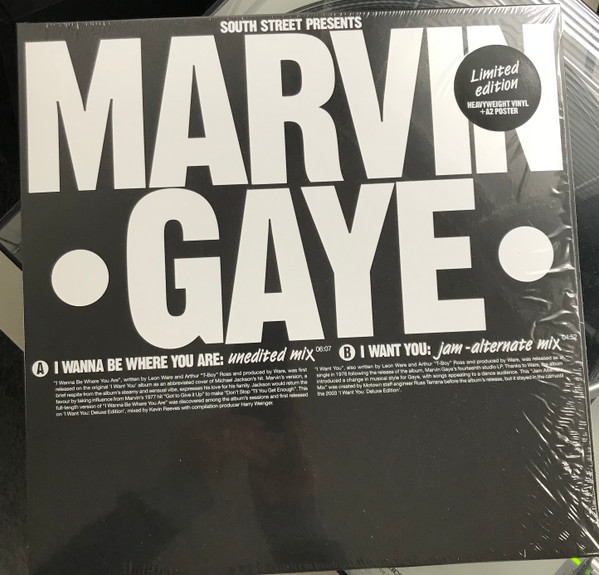 Marvin Gaye - I Wanna Be Where You Are / I Want You | South Street (SOUTH010)