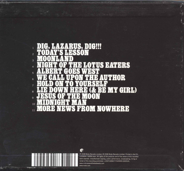 Nick Cave & The Bad Seeds - Dig, Lazarus, Dig!!! | Mute (LCDSTUMM277) - 2 Nick Cave & The Bad Seeds - Dig, Lazarus, Dig!!! | Mute (LCDSTUMM277) - 2