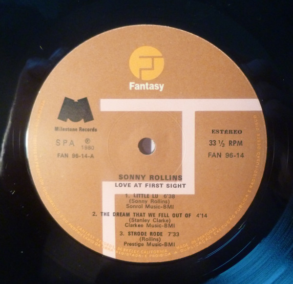 Sonny Rollins - Love At First Sight | Fantasy (FAN 96-14) - 4