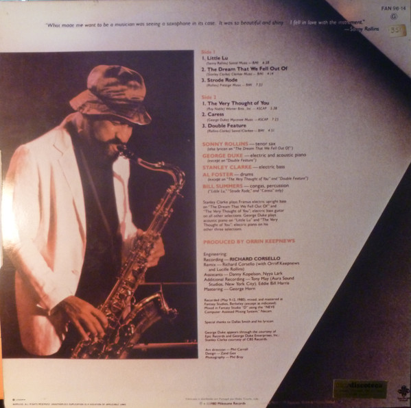 Sonny Rollins - Love At First Sight | Fantasy (FAN 96-14) - 3