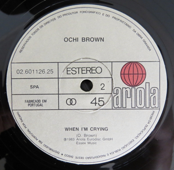 O'Chi Brown - A Whiter Shade Of Pale | Ariola (02.601126.25) - 2