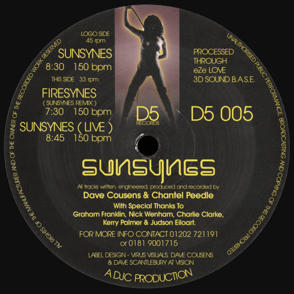 Sunsynes - Sunsynes | D5 Records (D5 005)