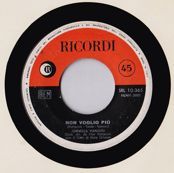 Ornella Vanoni - Abbracciami Forte / Non Voglio Più | Ricordi (SRL 10-365) - 4