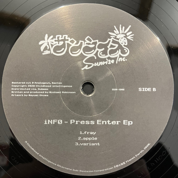 Info - Press Enter Ep | Sunrise Inc. (SUN-ONE) Info - Press Enter Ep | Sunrise Inc. (SUN-ONE)