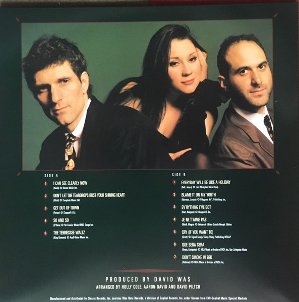 Holly Cole Trio - Don't Smoke In Bed | Classic Records (JP 5006) - 3 Holly Cole Trio - Don't Smoke In Bed | Classic Records (JP 5006) - 3