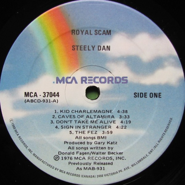 Steely Dan - The Royal Scam | MCA Records (MCA-37044) - 3 Steely Dan - The Royal Scam | MCA Records (MCA-37044) - 3