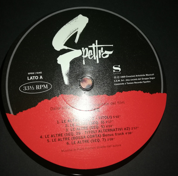Piero Piccioni - Le Altre (Colonna Sonora Originale Di) | Spettro (SP09) - 4