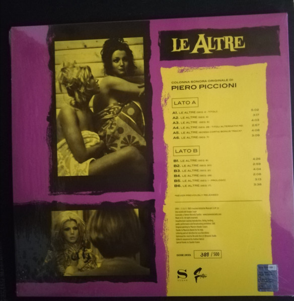 Piero Piccioni - Le Altre (Colonna Sonora Originale Di) | Spettro (SP09) - 3
