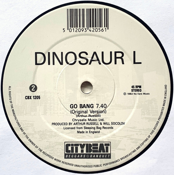 Dinosaur L - Dinosaur L Bangs Again / Go Bang | City Beat (CBX 1205) - 2 Dinosaur L - Dinosaur L Bangs Again / Go Bang | City Beat (CBX 1205) - 2