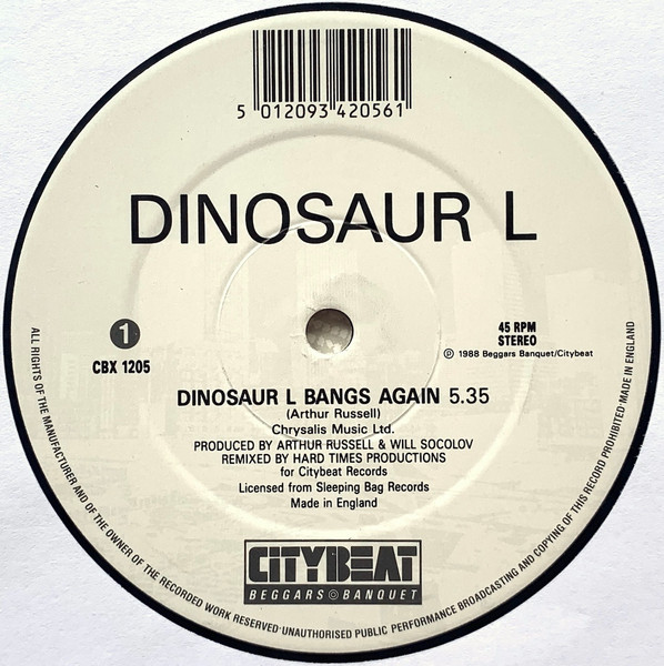 Dinosaur L - Dinosaur L Bangs Again / Go Bang | City Beat (CBX 1205) - main Dinosaur L - Dinosaur L Bangs Again / Go Bang | City Beat (CBX 1205) - main
