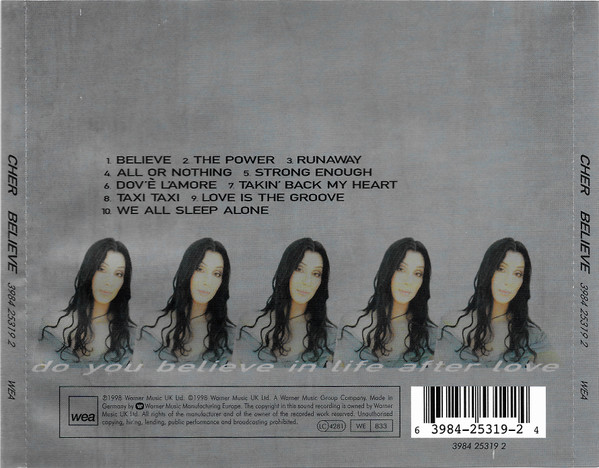 Cher - Believe | WEA (3984 25319 2) - 3