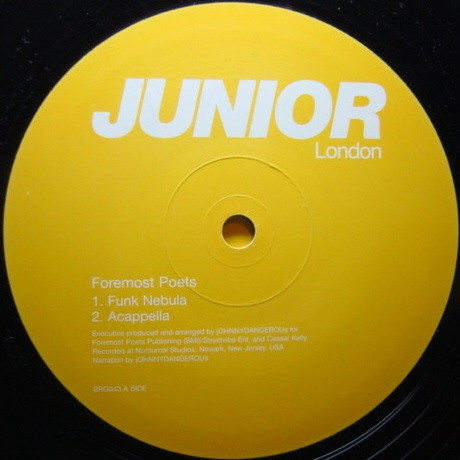 Foremost Poets - Funk Nebula | Junior London (BRG043) - 2
