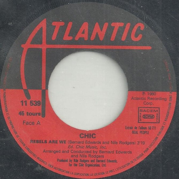 Chic - Rebels Are We | Atlantic (11 539) - 3