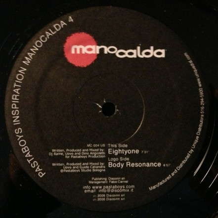 Pastaboys - Manocalda 4 | Manocalda (MANO-04) - main