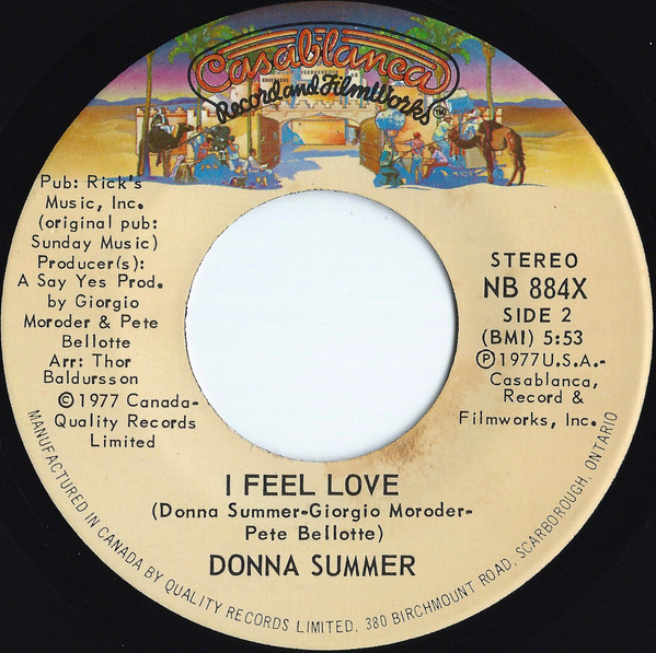 Donna Summer - Can't We Just Sit Down (And Talk It Over) / I Feel Love (7") [Vinyl] | Casablanca (NB 884X) - 2