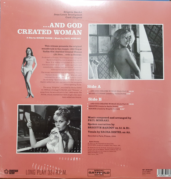 Paul Misraki - "... And God Created Woman" | The Soundtrack Factory (SF 579416) - 2