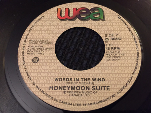 Honeymoon Suite - What Does It Take (7") [Vinyl] | WEA (25 86387) - 3
