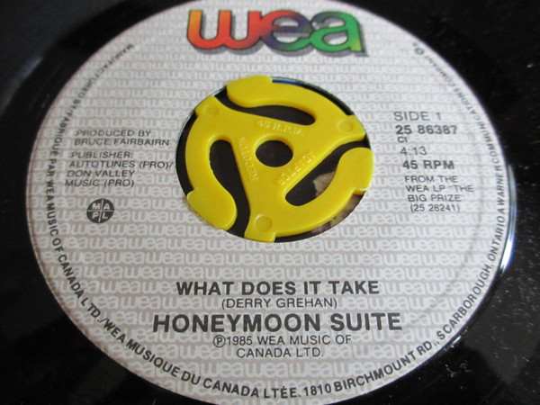 Honeymoon Suite - What Does It Take (7") [Vinyl] | WEA (25 86387) - 2