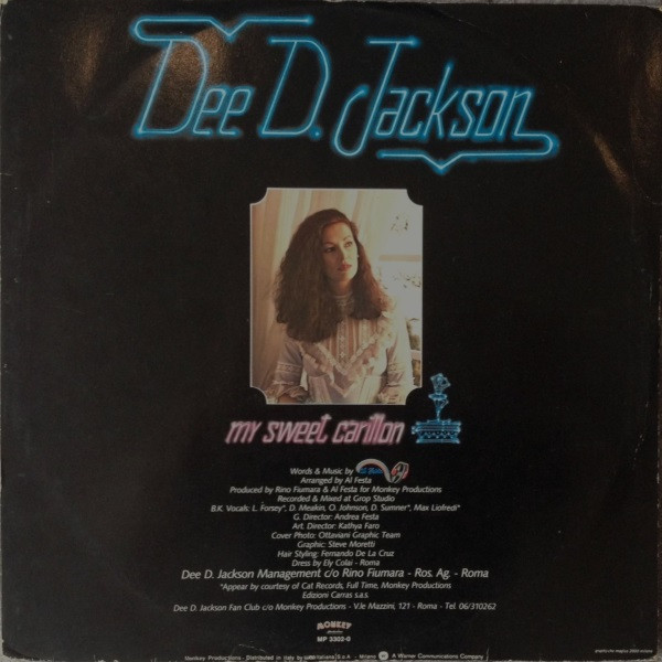 Dee D. Jackson - My Sweet Carillon | Monkey Productions (MP 3302-0) - 2 Dee D. Jackson - My Sweet Carillon | Monkey Productions (MP 3302-0) - 2