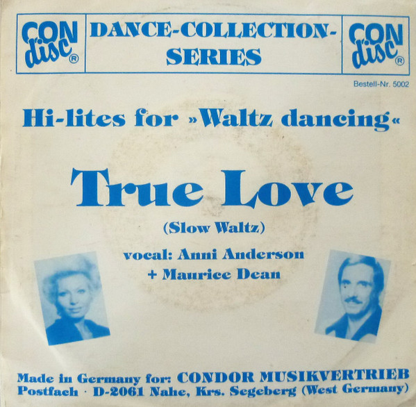Anni Anderson & Maurice Dean - True Love | CONdisc (5002)