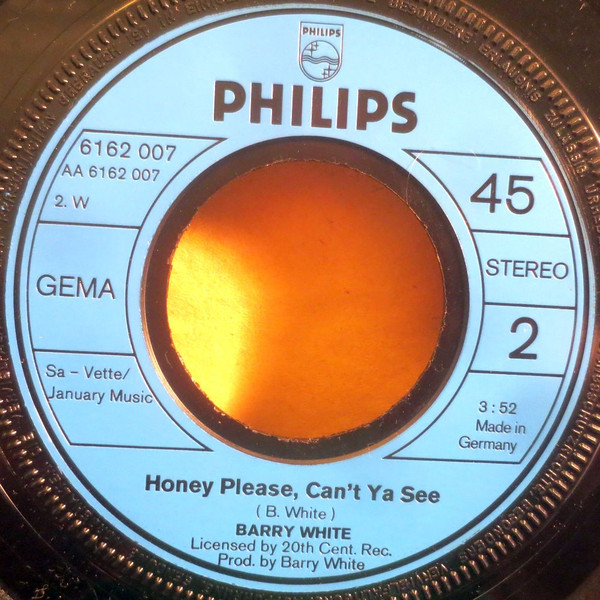 Barry White - Never, Never Gonna Give Ya Up | Philips (6162 007) - 4
