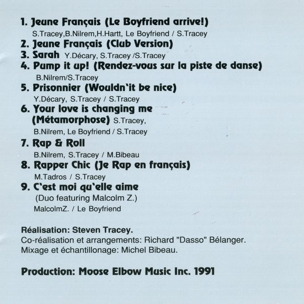Le Boyfriend - Rapper Chic (Je Rap En Français) | Station 12 Records (STAC-600) - 2 Le Boyfriend - Rapper Chic (Je Rap En Français) | Station 12 Records (STAC-600) - 2