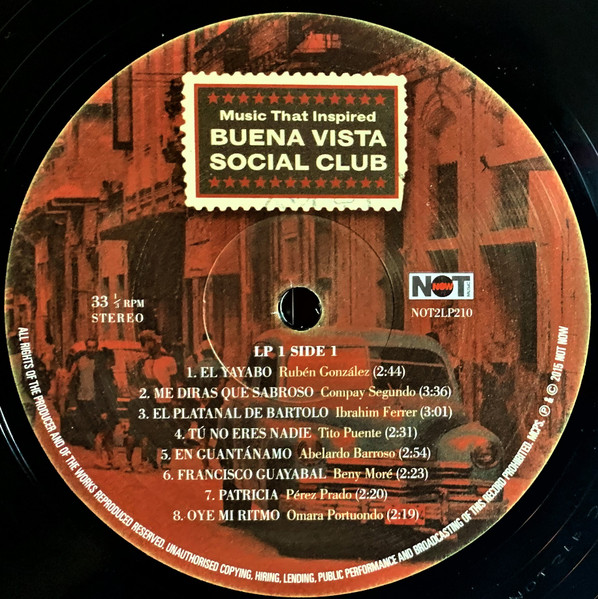 Various - Music That Inspired Buena Vista Social Club | Not Now Music (NOT2LP210) - 4
