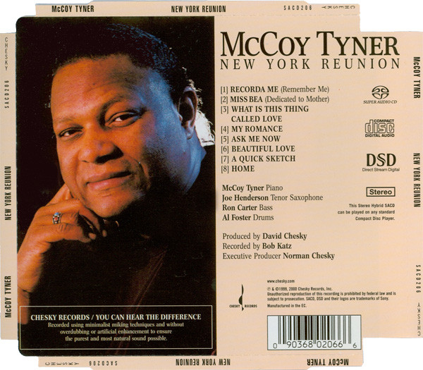 McCoy Tyner Quartet - New York Reunion | Chesky Records (SACD206) - 3