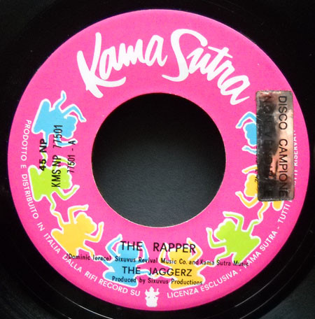 The Jaggerz - The Rapper | Kama Sutra (KMS - NP 77501) - 2