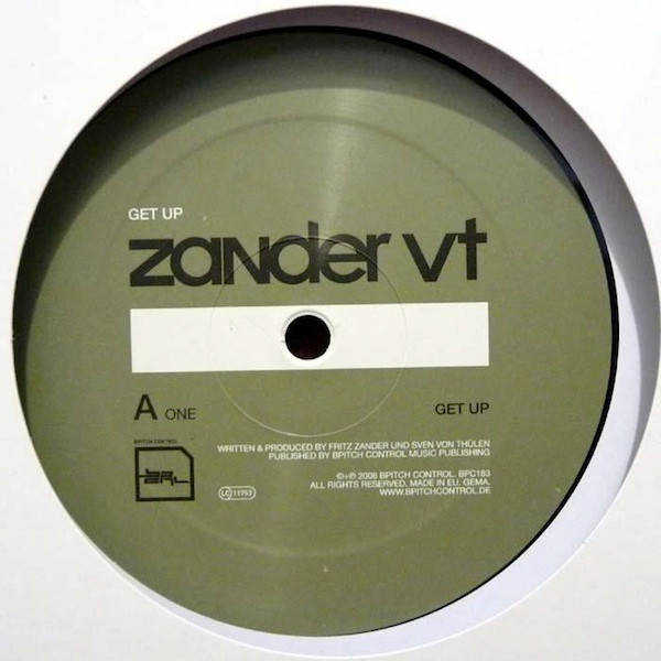 Zander VT - Get Up | BPitch Control (BPC183) - main