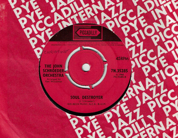 The John Schroeder Orchestra - Hungry For Love | Piccadilly (7N 35285) - main