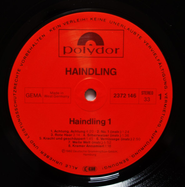 Hans-Jürgen Buchner - Haindling 1 | Polydor (2372 146) - 3 Hans-Jürgen Buchner - Haindling 1 | Polydor (2372 146) - 3