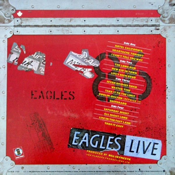 Eagles - Eagles Live | Asylum Records (2XBB-705) - 2
