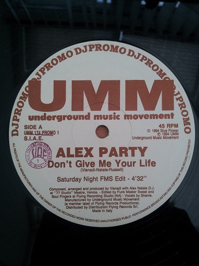 Alex Party - Don't Give Me Your Life | UMM (UMM 174 PROMO 1)