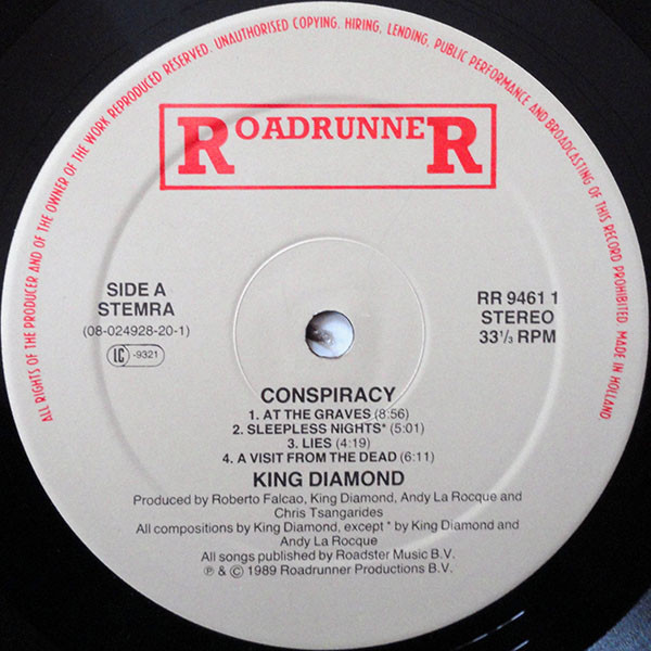 King Diamond - Conspiracy | Roadrunner Records (RR 9461-1) - 4