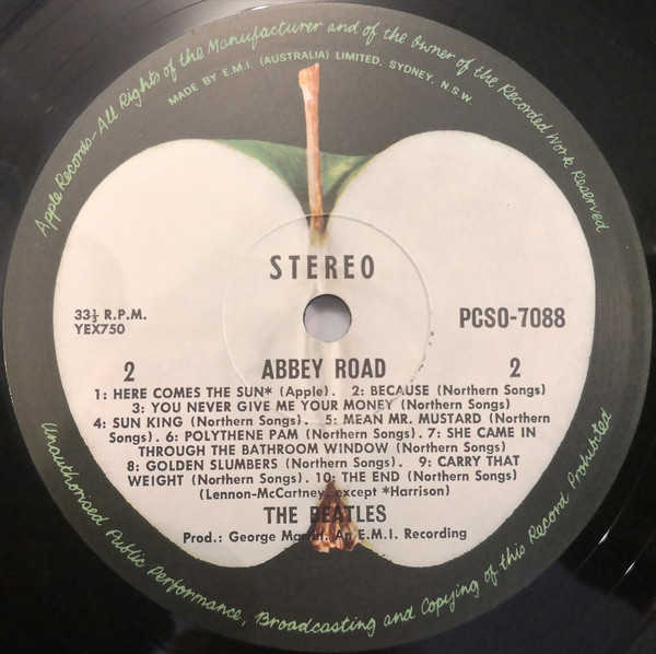 The Beatles - Abbey Road | Apple Records (PCSO-7088) - 4