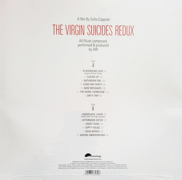 AIR - The Virgin Suicides Redux | Aircheology (502173 2782328) - 2