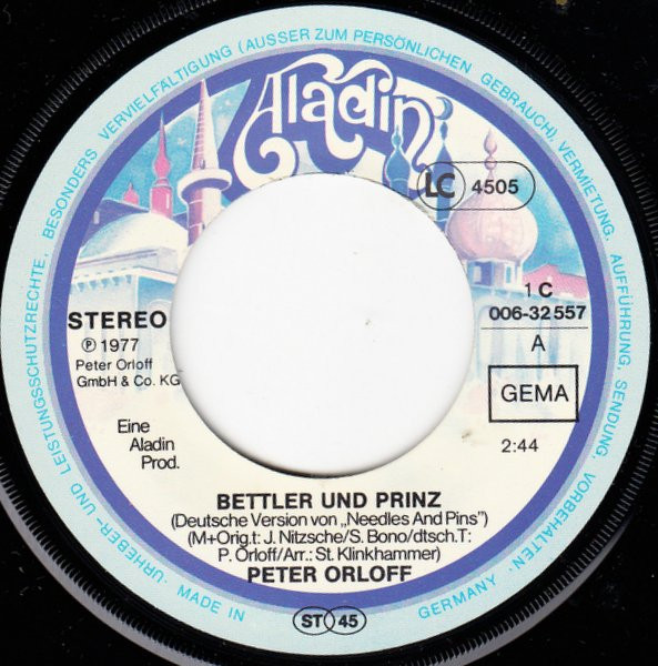 Peter Orloff - Bettler Und Prinz | Aladin (1C 006-32 557) - 3 Peter Orloff - Bettler Und Prinz | Aladin (1C 006-32 557) - 3