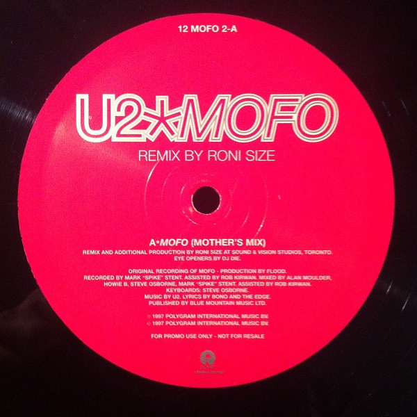 U2 - MOFO | Island Records (12 MOFO 2) - 2